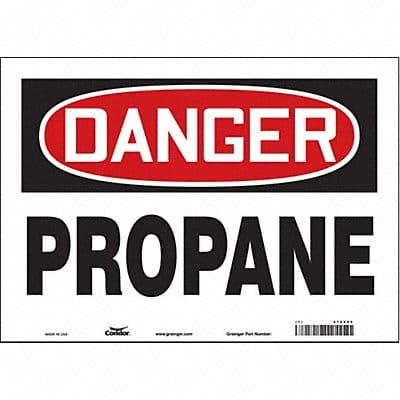 Safety Sign 10 inx14 in Vinyl