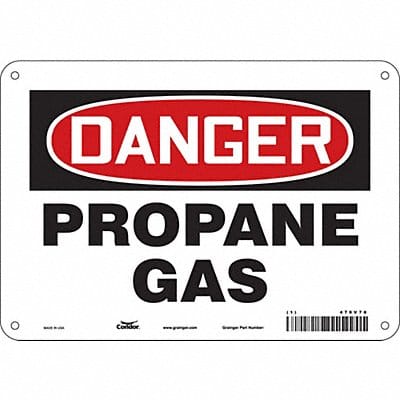 Safety Sign 7 inx10 in Polyethylene