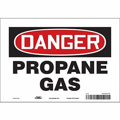 Safety Sign 7 in x 10 in Vinyl