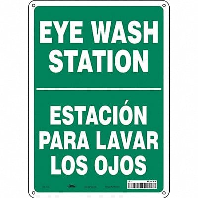 Safety Sign 14 in x 10 in Aluminum