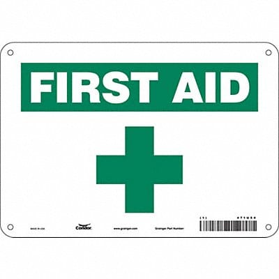 Safety Sign 7 in x 10 in Polyethylene