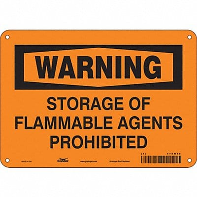 Safety Sign 7 in x 10 in Aluminum