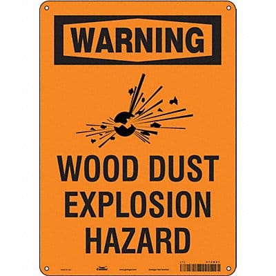 Safety Sign 14 inx10 in Aluminum