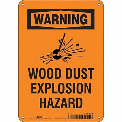 Safety Sign 10 inx7 in Polyethylene