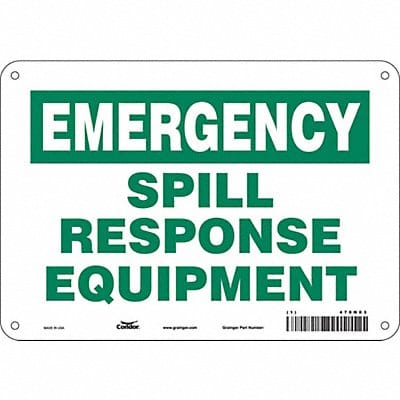 Safety Sign 7 in x 10 in Polyethylene