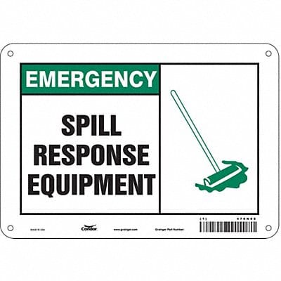 Safety Sign 7 in x 10 in Aluminum