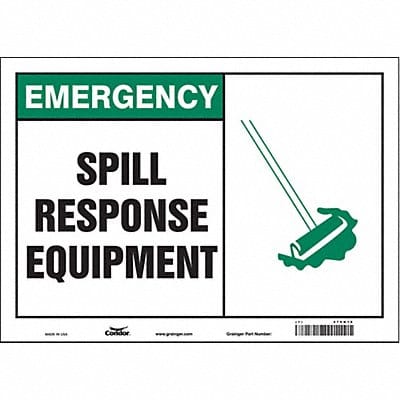 Safety Sign 10 in x 14 in Vinyl