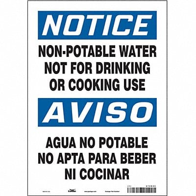 Safety Sign 14 inx10 in Vinyl