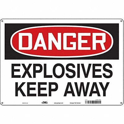 Safety Sign 14 inx20 in Polyethylene