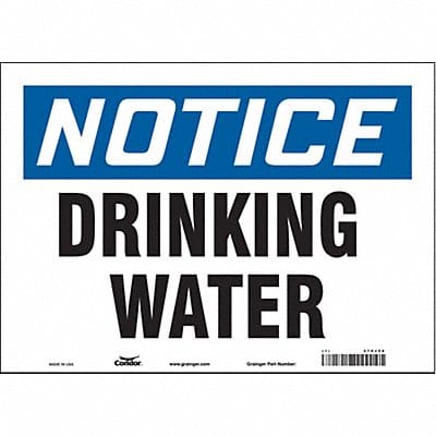 J8546 Safety Sign 10 inx14 in Vinyl