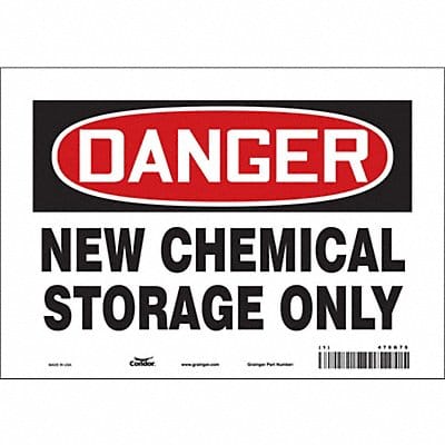 Safety Sign 7 in x 10 in Vinyl