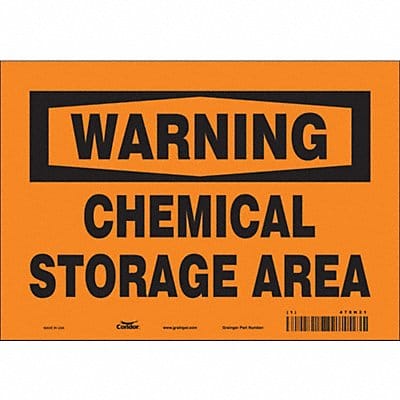 Safety Sign 7 in x 10 in Vinyl