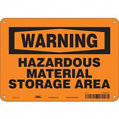 Safety Sign 7 in x 10 in Aluminum