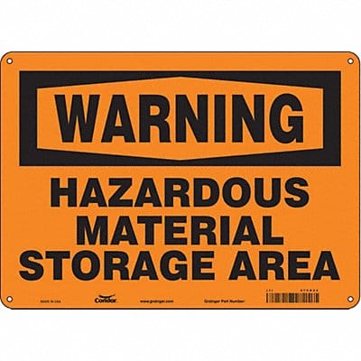 Safety Sign 10 inx14 in Aluminum