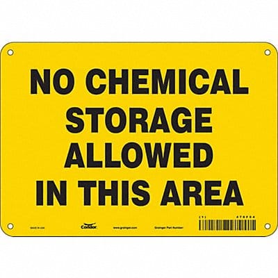 Safety Sign 7 in x 10 in Aluminum