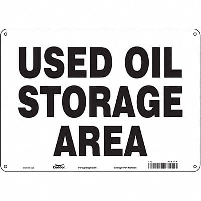 Safety Sign 10 inx14 in Polyethylene