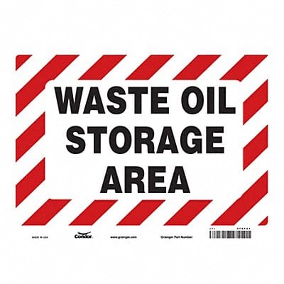 Safety Sign 10 inx14 in Vinyl