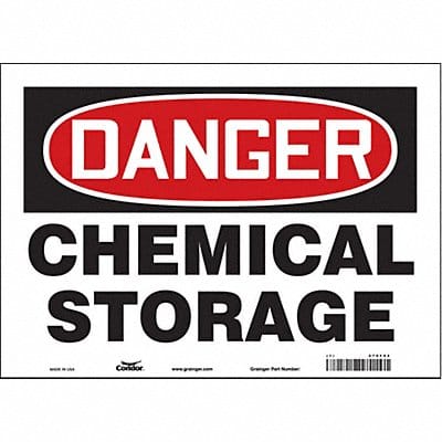 Safety Sign 10 inx14 in Vinyl