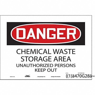 Safety Sign 7 in x 10 in Vinyl