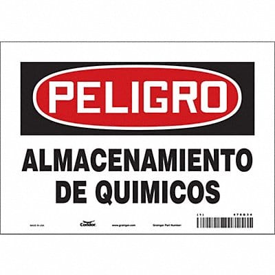 Safety Sign 7 inx10 in Vinyl