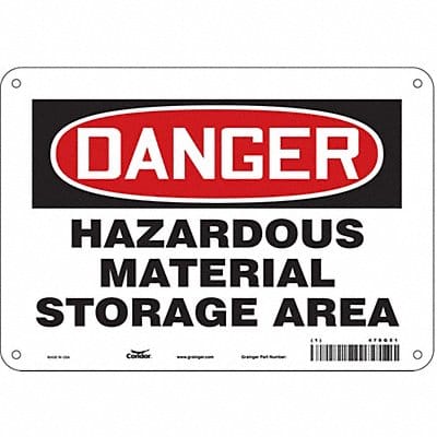 Safety Sign 7 inx10 in Polyethylene Safety Sign 7 inx10 in Polyethylene