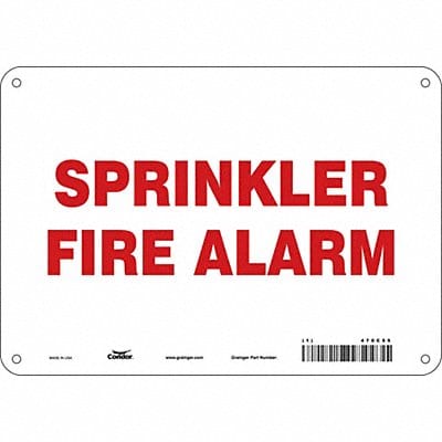 Safety Sign 7 in x 10 in Polyethylene