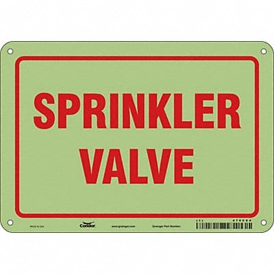 Safety Sign 7 in x 10 in Polyethylene