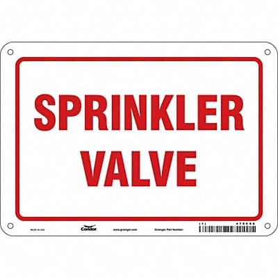 Safety Sign 7 in x 10 in Polyethylene
