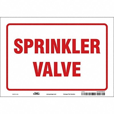 Safety Sign 7 in x 10 in Vinyl