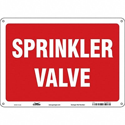 Safety Sign 10 in x 14 in Polyethylene