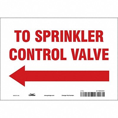 Safety Sign 7 in x 10 in Vinyl