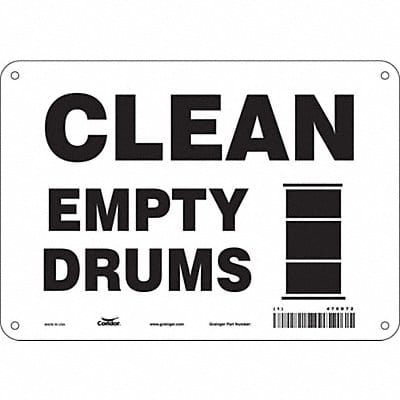 Safety Sign 7 inx10 in Polyethylene