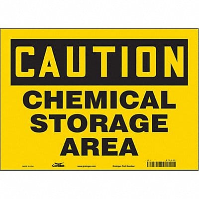 Safety Sign 10 inx14 in Vinyl