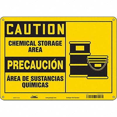 Safety Sign 10 inx14 in Aluminum