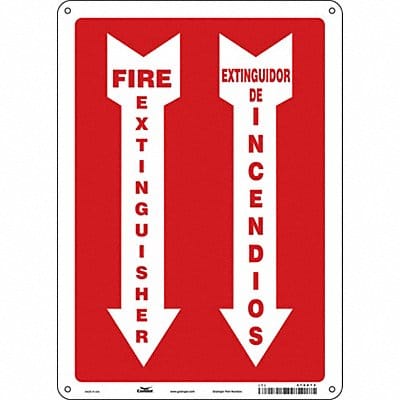 Safety Sign 14 in x 10 in Aluminum