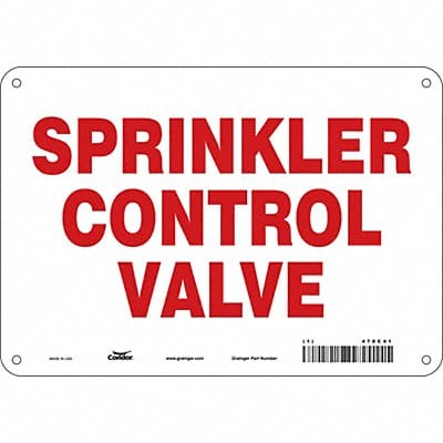 Safety Sign 7 in x 10 in Polyethylene