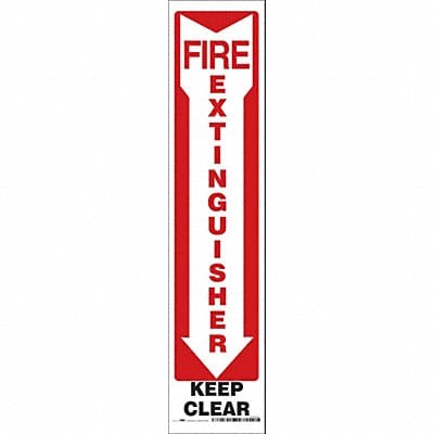 Safety Sign 18 in x 4 in Vinyl