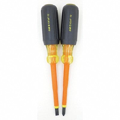 Ins. Screwdriver Set Slot/Phillips 2 Pc