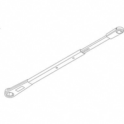 Standard Arm Silver Aluminum 13 in L