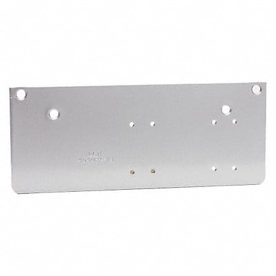 Drop Plate Silver Alum 12-1/4 in L