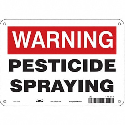 Safety Sign 7 in x 10 in Vinyl