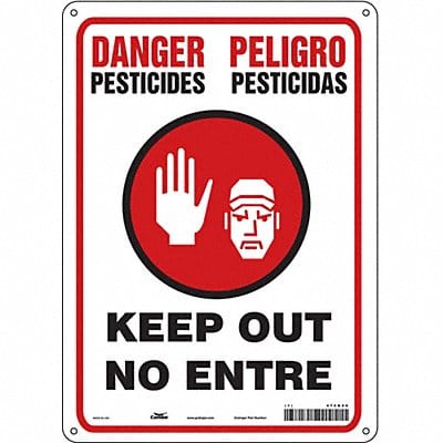 J8483 Safety Sign 14 inx10 in Aluminum