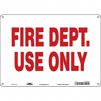 Safety Sign 10 in x 14 in Polyethylene