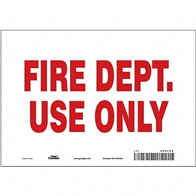 Safety Sign 7 in x 10 in Vinyl