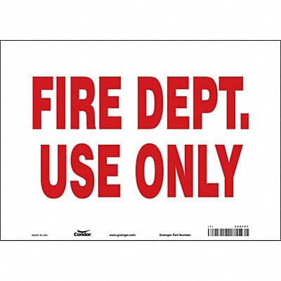 Safety Sign 10 in x 14 in Vinyl