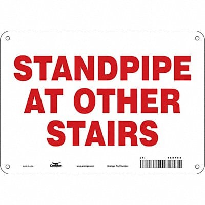 Safety Sign 7 in x 10 in Aluminum