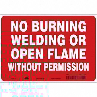 Safety Sign 7 in x 10 in Vinyl