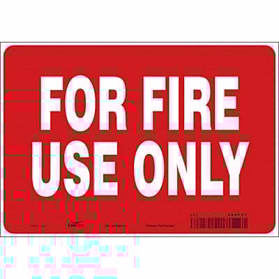 Safety Sign 7 in x 10 in Vinyl