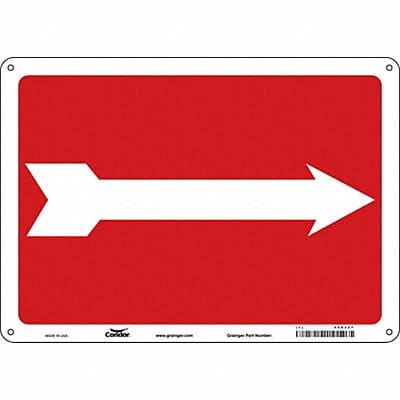 Safety Sign 10 in x 14 in Polyethylene