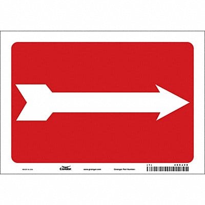 Safety Sign 7 in x 10 in Vinyl